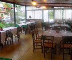 Valle Dorata - la sala interna del ristorante