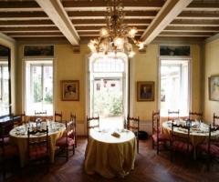 Interno della villa per il matrimonio