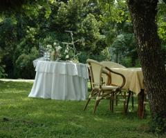 Allestimento del giardino per il matrimonio a Vicenza