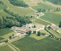 Veduta aerea della villa