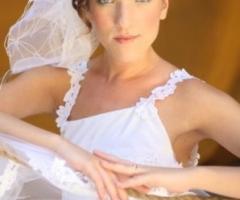 Trucco e acconciatura sposa per catalogo