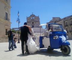Ape calessino per gli sposi