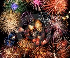 Spettacolo pirotecnico per le nozze