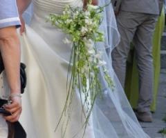 Bouquet sposa a fascio