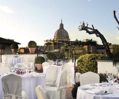 Hotel d'Inghilterra - Terrazza dell'hotel per i matrimoni estivi