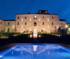 il castello visto di notte