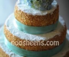Torta di nozze turchese