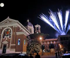 Spettacolo pirotecnico in piazza