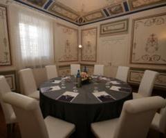 Un tavolo dell'Hotel Casena dei Colli