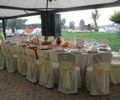 Ricevimento di nozze sotto il gazebo