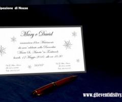Partecipazione ed invito di nozze 