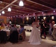 Veranda per il buffet di nozze