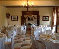 Villa Vanzetti - La sala ristorante interna per le nozze