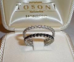 Fedi con incastonatura di preziosi