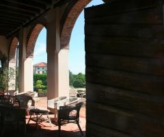 Porticato della villa per le nozze