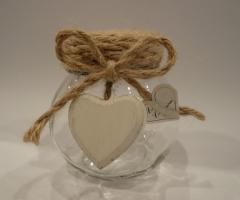 Barattolino shabby chic - Anna Creazioni