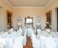 Sala Virginia Dal Pozzo allestita per le nozze