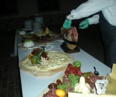 Il tavolo per gli antipasti di nozze