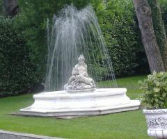 Fontana della location di matrimonio a Varese