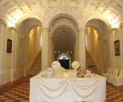 Allestimento dei tavoli delle nozze a cura di Bedetti Catering