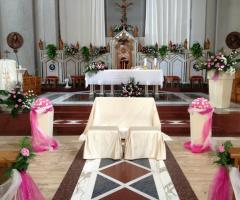 Addobbo floreale chiesa