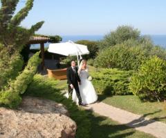 l'arrivo degli sposi