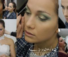 Trucco sposa con occhi sfumati e labbra al naturale di Cassandra Make Up, a Catania