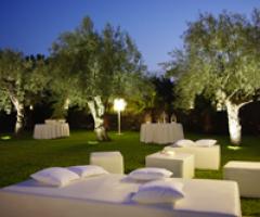 Il giardino alla sera