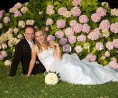 Gli sposi dopo la cerimonia - Photo Bloom di Elisa Sisi