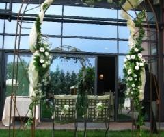 Gazebo per la cerimonia di matrimonio