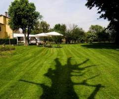 Giardino della location di matrimonio