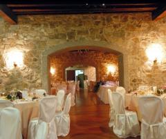 Sala interna per il ricevimento di matrimonio - Ristorante Novecento all'Isola