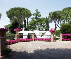 Terrazza della location di nozze