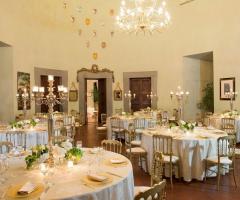 Salone interno per i ricevimenti di matrimonio
