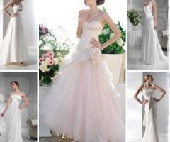 Serie di modelli di abiti da sposa