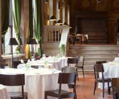 Tavoli per il matrimonio presso l'Hotel Columbus