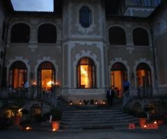 Matrimonio serale in un castello