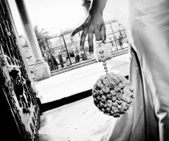 Il bouquet da polso della sposa