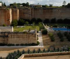 Veduta dall'alto del Cave Bianche Hotel
