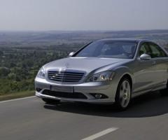 Mercedes classe S grigio metallizata per le nozze