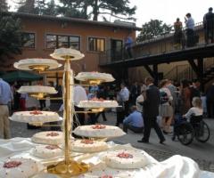 Ristorante l'Antica Posta - Dettaglio della torta nuziale multipiano