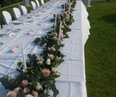 Miraglia Fiori - Addobbo location tavolo imperiale