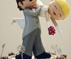 Cake topper per la torta di matrimonio