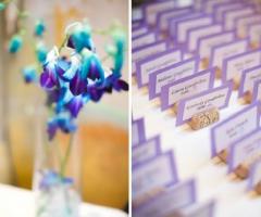 Cartoncini segnaposto per gli invitati al ricevimento