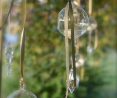 Ampolle con candele per l'addobbo della location