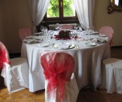 Tavoli per il banchetto nuziale