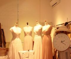 Esposizione di abiti da sposa