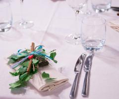 Antica Fonte - Esempio di allestimento tavolo