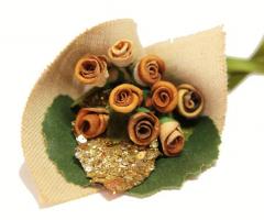 Laboratorio artigianale BergArte - Un bouquet fatto a mano