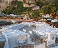 Tavoli per il buffet di nozze